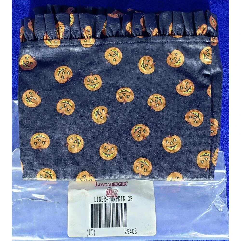 Longaberger Liner-Pumpkin OE #29408 *NEW-In-Bag*